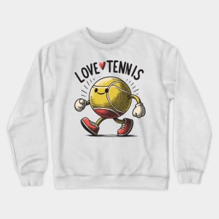 funny tennis Crewneck Sweatshirt